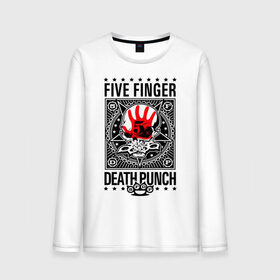 Мужской лонгслив хлопок с принтом Five Finger Death Punch в Ухте, 100% хлопок |  | 5fdp | ffdp | five finger death punch | metal | альтернатива | группы | метал | музыка | хеви метал