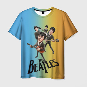 Мужская футболка 3D с принтом The Beatles в Ухте, 100% полиэфир | прямой крой, круглый вырез горловины, длина до линии бедер | george harrison | john lennon | paul mccartney | psychedelic rock | ringo starr | the beatles | англия | ансамбль | джон леннон | джордж харрисон | пол маккартни | психоделический рок | ринго старр