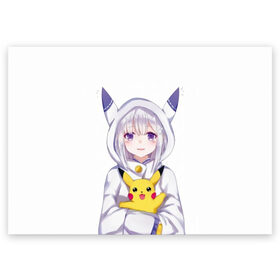 Поздравительная открытка с принтом My Pika в Ухте, 100% бумага | плотность бумаги 280 г/м2, матовая, на обратной стороне линовка и место для марки
 | Тематика изображения на принте: detective pikachu | instinct | mystic | pikachu | pokeball | pokemon | pokemon go | valor | вейлор | детектив пикачу | инстинкт | мистик | пикачу | покебол | покемон | покемон го
