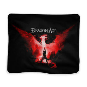 Плед 3D с принтом Dragon Age в Ухте, 100% полиэстер | закругленные углы, все края обработаны. Ткань не мнется и не растягивается | Тематика изображения на принте: dragon age | gamer | grey wardens | inquisition | игры | инквизиция | компьютерные игры | серые стражи