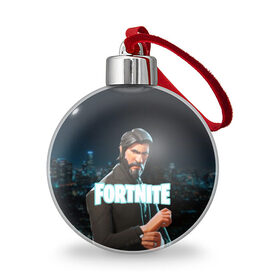 Ёлочный шар с принтом Fortnite The Reaper в Ухте, Пластик | Диаметр: 77 мм | 2019 | armor | armour | cybersport | esport | fortnite | game | john wick | llama | logo | броня | джон уик | игра | киберспорт | лама | симулятор строительства | строительство | фортнайт | черный