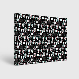Холст прямоугольный с принтом ХОККЕЙ GLITCH  в Ухте, 100% ПВХ |  | black and white | hockey | pattern | russia | sport | глитч | надписи | паттерн | россия | сборная хоккея | символика | спорт | спортсмен | текстура | хоккей | чемпионат | черно белый | я русский