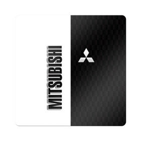 Магнит виниловый Квадрат с принтом Mitsubishi в Ухте, полимерный материал с магнитным слоем | размер 9*9 см, закругленные углы | Тематика изображения на принте: mitsubishi | авто | автомобиль | лого | логотип | митсубиси | митсубиши | текстура