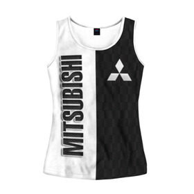 Женская майка 3D Mitsubishi: в Ухте, 100% полиэстер | круглая горловина, прямой силуэт, длина до линии бедра | mitsubishi | авто | автомобиль | лого | логотип | митсубиси | митсубиши | текстура