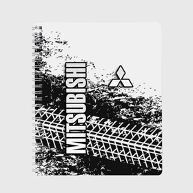 Тетрадь с принтом Mitsubishi в Ухте, 100% бумага | 48 листов, плотность листов — 60 г/м2, плотность картонной обложки — 250 г/м2. Листы скреплены сбоку удобной пружинной спиралью. Уголки страниц и обложки скругленные. Цвет линий — светло-серый
 | mitsubishi | авто | автомобиль | лого | логотип | митсубиси | митсубиши | текстура