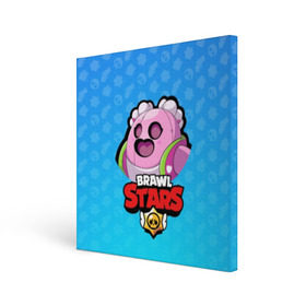 Холст квадратный с принтом Sakura Spike - BRAWL STARS в Ухте, 100% ПВХ |  | brawl | bull | colt | crow | el primo | game | games | leon | moba | online | penny | poco | sakura | shelly | spike | star | stars | wanted | брав | бравл | браво | звезда | звезды | игра | игры | онлайн | старс
