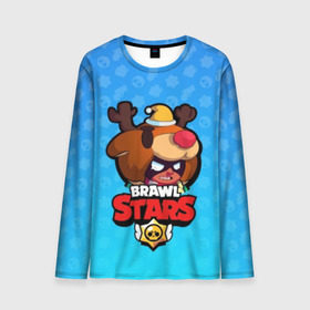 Мужской лонгслив 3D с принтом Nita - BRAWL STARS в Ухте, 100% полиэстер | длинные рукава, круглый вырез горловины, полуприлегающий силуэт | brawl | bull | colt | crow | el primo | game | games | leon | moba | nita | online | penny | poco | shelly | spike | star | stars | wanted | брав | бравл | браво | звезда | звезды | игра | игры | онлайн | старс