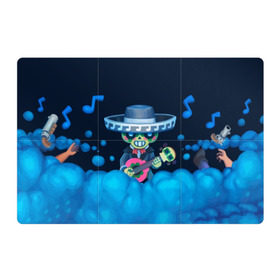 Магнитный плакат 3Х2 с принтом Poco - BRAWL STARS в Ухте, Полимерный материал с магнитным слоем | 6 деталей размером 9*9 см | brawl | bull | colt | crow | el primo | game | games | leon | moba | online | penny | poco | shelly | spike | star | stars | wanted | брав | бравл | браво | звезда | звезды | игра | игры | лого | моба | онлайн | старс