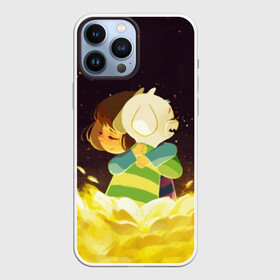 Чехол для iPhone 13 Pro Max Фриск и Азриэль   UNDERTALE: в Ухте,  |  | annoying | asriel | chara | dog | frisk | game | games | papyrus | sans | tale | under | undertale | азриэль | андертейл | игра | игры | надоедливая | надоедливые | папирус | санс | собака | собаки | фриск | чара