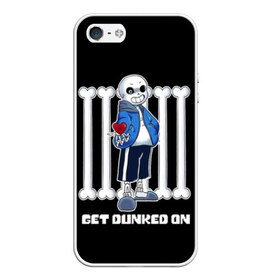 Чехол для iPhone 5/5S матовый Undertale: в Ухте, Силикон | Область печати: задняя сторона чехла, без боковых панелей | animation | chara | comic | dub | flowey | frisk | megalovania | papyrus | sans | undertale comic dub | андертейл | папирус | подземная | санс | сказка