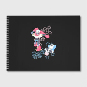 Альбом для рисования с принтом Undertale в Ухте, 100% бумага
 | матовая бумага, плотность 200 мг. | alphys | animation | asriel | comic dub | comic dubs | deltarune | gaming | toriel | undertale | андертеил | история | подземная | фриск | чай тв | чара