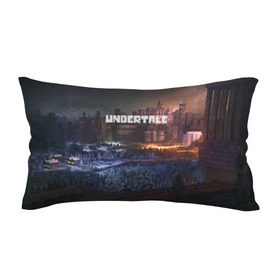 Подушка 3D антистресс с принтом UNDERTALE  в Ухте, наволочка — 100% полиэстер, наполнитель — вспененный полистирол | состоит из подушки и наволочки на молнии | game | undertale | азриэль дримурр | альфис | андайн | андертейл | асгор дримурр | добро | дьявол | зло | игра | игры | кости | меттатон | папирус | санс | стрела | ториэль | трезубец | фриск | чара | черный