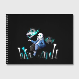 Альбом для рисования Undertale: в Ухте, 100% бумага
 | матовая бумага, плотность 200 мг. | sans | sans and snow | sans simulator | sans undertale | undertale comics | undertale комикс | андертейл | игра андертейл | подземная история | подземная сказка | санс undertale