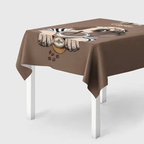 Скатерть 3D с принтом It`s time for coffee в Ухте, 100% полиэстер (ткань не мнется и не растягивается) | Размер: 150*150 см | attractive face | breed | chocolate | coffee | cream | cute | dog | glance | motto | paws | pug | slogan | text | взгляд | девиз | кофе | кремовый | лапы | милый | мопс | пёс | порода | слоган | собака | текст | шоколадный