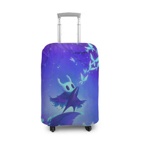 Чехол для чемодана 3D с принтом Hollow Knight в Ухте, 86% полиэфир, 14% спандекс | двустороннее нанесение принта, прорези для ручек и колес | hollow knight | детская | для детей | игра | компьютерная игра | королевство | рыцарь | темный рыцарь | холлов кнайт | экшен