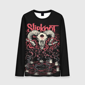 Мужской лонгслив 3D с принтом Slipknot в Ухте, 100% полиэстер | длинные рукава, круглый вырез горловины, полуприлегающий силуэт | band | corey taylor | jim root | metal | mick thomson | music | official | альтернативный | глэм | готик | гранж | метал | музыка | пост | рок | слипкнот | хард