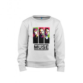 Детский свитшот хлопок с принтом Muse в Ухте, 100% хлопок | круглый вырез горловины, эластичные манжеты, пояс и воротник | muse | альтернативный | группа | доминик ховард | крис уолстенхолм | мосе | моус | моусе | муза | музе | музык | мусе | мьюз | мэттью беллами | прогрессивный | рок | симфонический | спейс | спейсрок