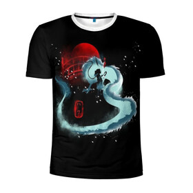 Мужская футболка 3D спортивная Унесенные Призраками: в Ухте, 100% полиэстер с улучшенными характеристиками | приталенный силуэт, круглая горловина, широкие плечи, сужается к линии бедра | anime | blitz | no kamikakushi | sen to chihiro | spirited away | wot | аниме | зормания | кино | мультфильм | тихиро | унесенные призраками | фентези | хаяо миядзаки