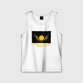Детская майка хлопок с принтом TWENTY ONE PILOTS (TOP) в Ухте,  |  | Тематика изображения на принте: 21 pilots | 21p | bandito | blurryface | chlorine | joshua | music | ned | rock | top | trench | twenty one pilots | tyler | бандито | группа | музыка | нэд | рок | тренч