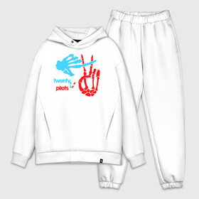Мужской костюм хлопок OVERSIZE с принтом TWENTY ONE PILOTS (TOP) в Ухте,  |  | 21 pilots | 21p | bandito | blurryface | chlorine | joshua | music | ned | rock | top | trench | twenty one pilots | tyler | бандито | группа | музыка | нэд | рок | тренч