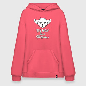 Худи SuperOversize хлопок с принтом THIS BEAT IS A CHEMICAL (TOP) в Ухте, 70% хлопок, 30% полиэстер, мягкий начес внутри | карман-кенгуру, эластичная резинка на манжетах и по нижней кромке, двухслойный капюшон
 | 21 pilots | 21p | bandito | blurryface | chlorine | joshua | music | ned | rock | top | trench | twenty one pilots | tyler | бандито | группа | музыка | нэд | рок | тренч