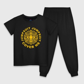 Детская пижама хлопок с принтом TWENTY ONE PILOTS (TOP) в Ухте, 100% хлопок |  брюки и футболка прямого кроя, без карманов, на брюках мягкая резинка на поясе и по низу штанин
 | Тематика изображения на принте: 21 pilots | 21p | bandito | blurryface | chlorine | joshua | music | ned | rock | top | trench | twenty one pilots | tyler | бандито | группа | музыка | нэд | рок | тренч
