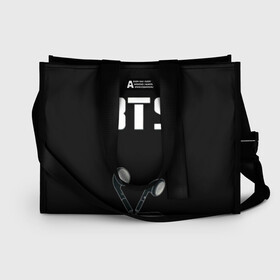 Сумка-шоппер 3D BTS(наушники в руке): в Ухте, 100% полиэстер | застегивается на металлическую кнопку; внутренний карман застегивается на молнию. Стенки укреплены специальным мягким материалом, чтобы защитить содержимое от несильных ударов
 | bangtan boys | beyond the scene | bts | бтс | группа | музыка | песни | южнокорейский бойбенд