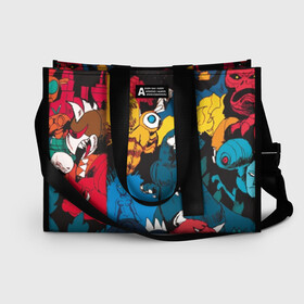 Сумка-шоппер 3D Годзилла: в Ухте, 100% полиэстер | застегивается на металлическую кнопку; внутренний карман застегивается на молнию. Стенки укреплены специальным мягким материалом, чтобы защитить содержимое от несильных ударов
 | godzilla | king of the monsters | годзила | годзилла 2 | король монстров