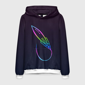 Мужская толстовка 3D Major Tom: в Ухте, 100% полиэстер | двухслойный капюшон со шнурком для регулировки, мягкие манжеты на рукавах и по низу толстовки, спереди карман-кенгуру с мягким внутренним слоем. | david bowie | major tom | rocket | space | боуи | космос | майор том | ракета