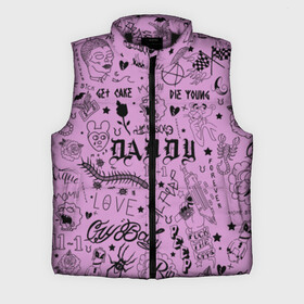 Мужской жилет утепленный 3D с принтом Lil Peep Tattoo в Ухте,  |  | Тематика изображения на принте: come over when youre sober | cry baby | emo | hip hop | lil | lil peep | lil pip | lill pip | new school | tattoo | xxxtentacion | лил пип | реп | рэп | татуировки | татухи | хип хоп | хипхоп