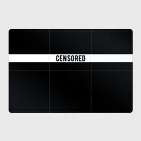 Магнитный плакат 3Х2 с принтом CENSORED / ЦЕНЗУРА в Ухте, Полимерный материал с магнитным слоем | 6 деталей размером 9*9 см | Тематика изображения на принте: advisory | censored | content | explicit | label | logo | parental | rap | rapper | rappers | внимание | лексика | мат | ненормативная | нормативная | рэп | рэпер | рэперы | слова