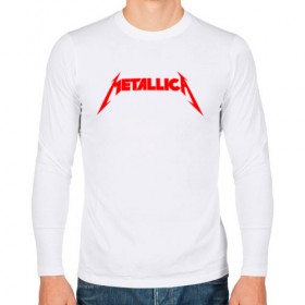 Мужской лонгслив хлопок с принтом METALLICA RED LOGO в Ухте, 100% хлопок |  | matters metallica | music | nothing else | rock | trash metal | группа | музыка | музыканты | рок | трэш металл