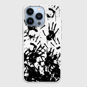 Чехол для iPhone 13 Pro с принтом Отпечатки   DEATH STRANDING в Ухте,  |  | Тематика изображения на принте: cliff | death | game | games | hideo | kojima | logo | mads | mikkelsen | norman | porter | reedus | sam | stranding | дес | игра | игры | клифф | кодзима | лого | миккельсен | отпечатки | портер | ридус | стрендинг | сэм | хидео