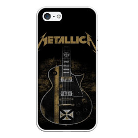 Чехол для iPhone 5/5S матовый с принтом Metallica в Ухте, Силикон | Область печати: задняя сторона чехла, без боковых панелей | album | black | concert | heavy | kirk | metal | metallica | music | rock | tolls | джеймс хэтфилд | кирк хэмметт | клифф бёртон | ларс ульрих | метал | металлика | трэш