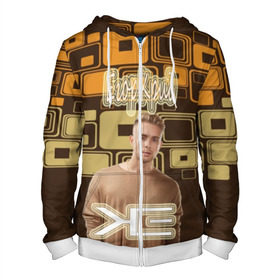 Мужская толстовка 3D на молнии с принтом Егор Крид в Ухте, 100% полиэстер | длина до линии бедра, манжеты и пояс оформлены мягкой тканевой резинкой, двухслойный капюшон со шнурком для регулировки, спереди молния, по бокам два кармана | 3d | автор | в сети | егор крид | любовь | певец | русский | серый | слезы | треугольники