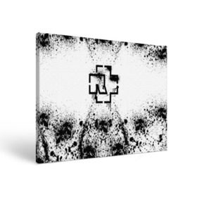 Холст прямоугольный с принтом RAMMSTEIN в Ухте, 100% ПВХ |  | metallica | music | rammstein | rock | брызги | краски | металл | металлика | музыка | раммштайн | рок | рок группа