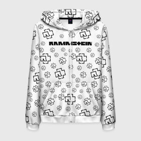 Мужская толстовка 3D на молнии с принтом RAMMSTEIN в Ухте, 100% полиэстер | длина до линии бедра, манжеты и пояс оформлены мягкой тканевой резинкой, двухслойный капюшон со шнурком для регулировки, спереди молния, по бокам два кармана | metallica | music | rammstein | rock | металл | металлика | музыка | раммштайн | рок | рок группа