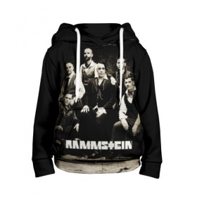 Детская толстовка 3D с принтом Rammstein в Ухте, 100% полиэстер | двухслойный капюшон со шнурком для регулировки, мягкие манжеты на рукавах и по низу толстовки, спереди карман-кенгуру с мягким внутренним слоем | Тематика изображения на принте: lindemann | rammstain | rammstein | rammstein 2019 | ramstein | группы | метал | музыка | рок | тилль линдеманн