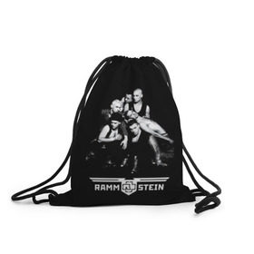 Рюкзак-мешок 3D с принтом Rammstein в Ухте, 100% полиэстер | плотность ткани — 200 г/м2, размер — 35 х 45 см; лямки — толстые шнурки, застежка на шнуровке, без карманов и подкладки | rammstein | till lindemann | берлин | германия | металл | музыка | рамштайн | тилль линдеманн