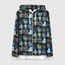 Женская толстовка 3D на молнии с принтом How to Train Your Dragon в Ухте, 100% полиэстер | длина до линии бедра, манжеты и пояс оформлены мягкой тканевой резинкой, двухслойный капюшон со шнурком для регулировки, спереди молния, по бокам два кармана | dragon | how | to train | your | астрид | беззубик | викинги | всадник | гриммель | дневная | дракон | иккинг | как | ночная | олух | приручить | фурия | фэнтези