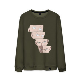 Мужской свитшот хлопок с принтом Saitama Face в Ухте, 100% хлопок |  | Тематика изображения на принте: anime | hero | man | ok | ok hero | one | one punch | punch | superhero | аниме | ванпанч | ванпачмен | енос | один удар | сайтама | супергерой