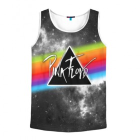 Мужская майка 3D с принтом PINK FLOYD в Ухте, 100% полиэстер | круглая горловина, приталенный силуэт, длина до линии бедра. Пройма и горловина окантованы тонкой бейкой | pink floyd | pink floyd another | pink floyd logo. | pink floyd the wall | группа pink floyd | пинк флойд