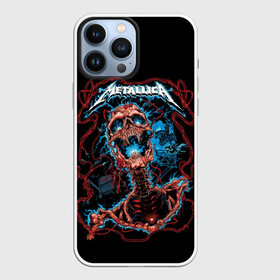 Чехол для iPhone 13 Pro Max с принтом Metallica в Ухте,  |  | Тематика изображения на принте: metallica | rock | арт | гитара | кости | металл | металлика | музыка | рок | череп