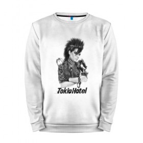 Мужской свитшот 3D с принтом Tokio Hotel в Ухте, 100% полиэстер с мягким внутренним слоем | круглый вырез горловины, мягкая резинка на манжетах и поясе, свободная посадка по фигуре | hotel | island | tokio | tokio hotel | альтернативный | билл каулитц | георг листинг | группа | густав шефер | отель | пауэр | поп | рок | синти | синтипоп | токийский | токио | том каулитц | хотель