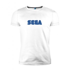 Мужская футболка премиум с принтом SEGA в Ухте, 92% хлопок, 8% лайкра | приталенный силуэт, круглый вырез ворота, длина до линии бедра, короткий рукав | hedgehog | metal sonic | silver | silver the hedgehog | sonic | sonic boom | sonic the hedgehog | ёж сонник | игры | соник | фильмы