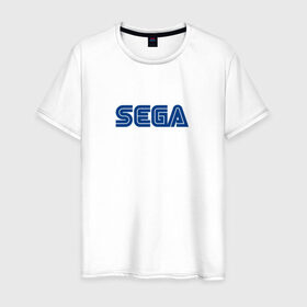 Мужская футболка хлопок с принтом SEGA в Ухте, 100% хлопок | прямой крой, круглый вырез горловины, длина до линии бедер, слегка спущенное плечо. | Тематика изображения на принте: hedgehog | metal sonic | silver | silver the hedgehog | sonic | sonic boom | sonic the hedgehog | ёж сонник | игры | соник | фильмы