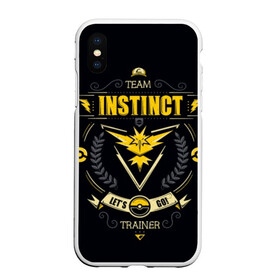 Чехол для iPhone XS Max матовый с принтом Pokemon Team Instinct в Ухте, Силикон | Область печати: задняя сторона чехла, без боковых панелей | battle | drawing | entei | go | legendary | lugia | metagross | nintendo | pikachu | pokemon | raikou | squirtle | zapdos | брок | бульбазавр | мисти | монстр | пикачу | покемон | эш