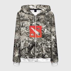 Мужская толстовка 3D на молнии с принтом Dota 2 в Ухте, 100% полиэстер | длина до линии бедра, манжеты и пояс оформлены мягкой тканевой резинкой, двухслойный капюшон со шнурком для регулировки, спереди молния, по бокам два кармана | 2 | ancients | arena | battle | defense | dire | dota | gamer | moba | multiplayer | of | online | radiant | the | valve | warcraft | вальв | варкрафт | древних | игра | крепость | оборона