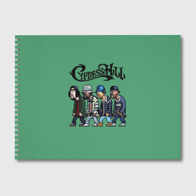 Альбом для рисования с принтом Cypress Hill в Ухте, 100% бумага
 | матовая бумага, плотность 200 мг. | b real | cypress hill | dj muggs | eric bobo | sen dog | альтернативный рэп | американская | гангста рэп | кипарисовый | лос анджелес | музыка | ню метал | рэп метал | рэп рок | рэпкор | сен дог | сша | хип хоп