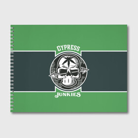 Альбом для рисования с принтом Cypress Hill в Ухте, 100% бумага
 | матовая бумага, плотность 200 мг. | b real | cypress hill | dj muggs | eric bobo | sen dog | альтернативный рэп | американская | гангста рэп | кипарисовый | лос анджелес | музыка | ню метал | рэп метал | рэп рок | рэпкор | сен дог | сша | хип хоп